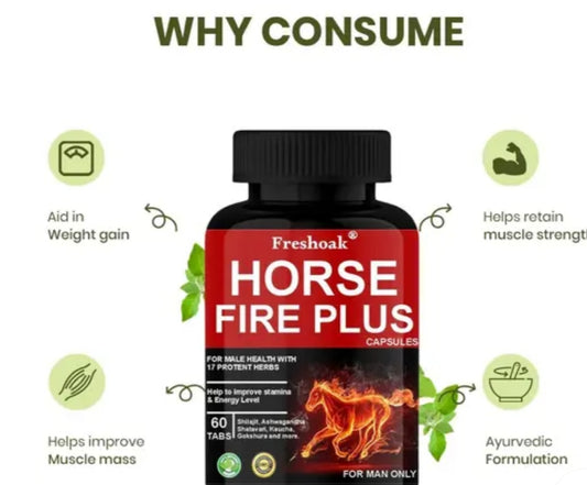 Horse fire capsule