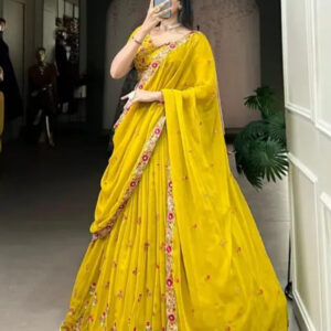 Beautiful haldi wear lehenga choli