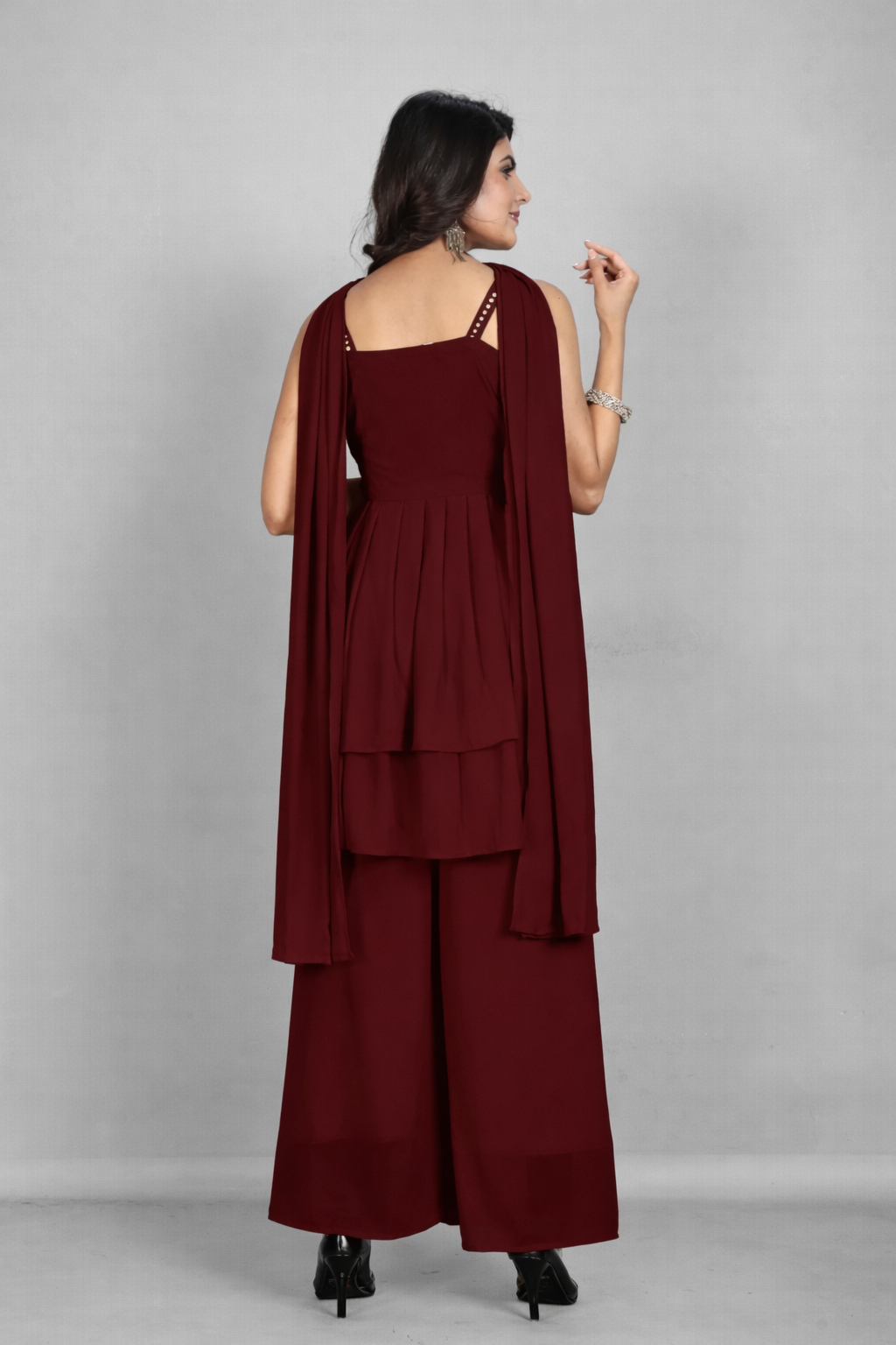 Women's Fancy plazzo & kurta set - Image 2