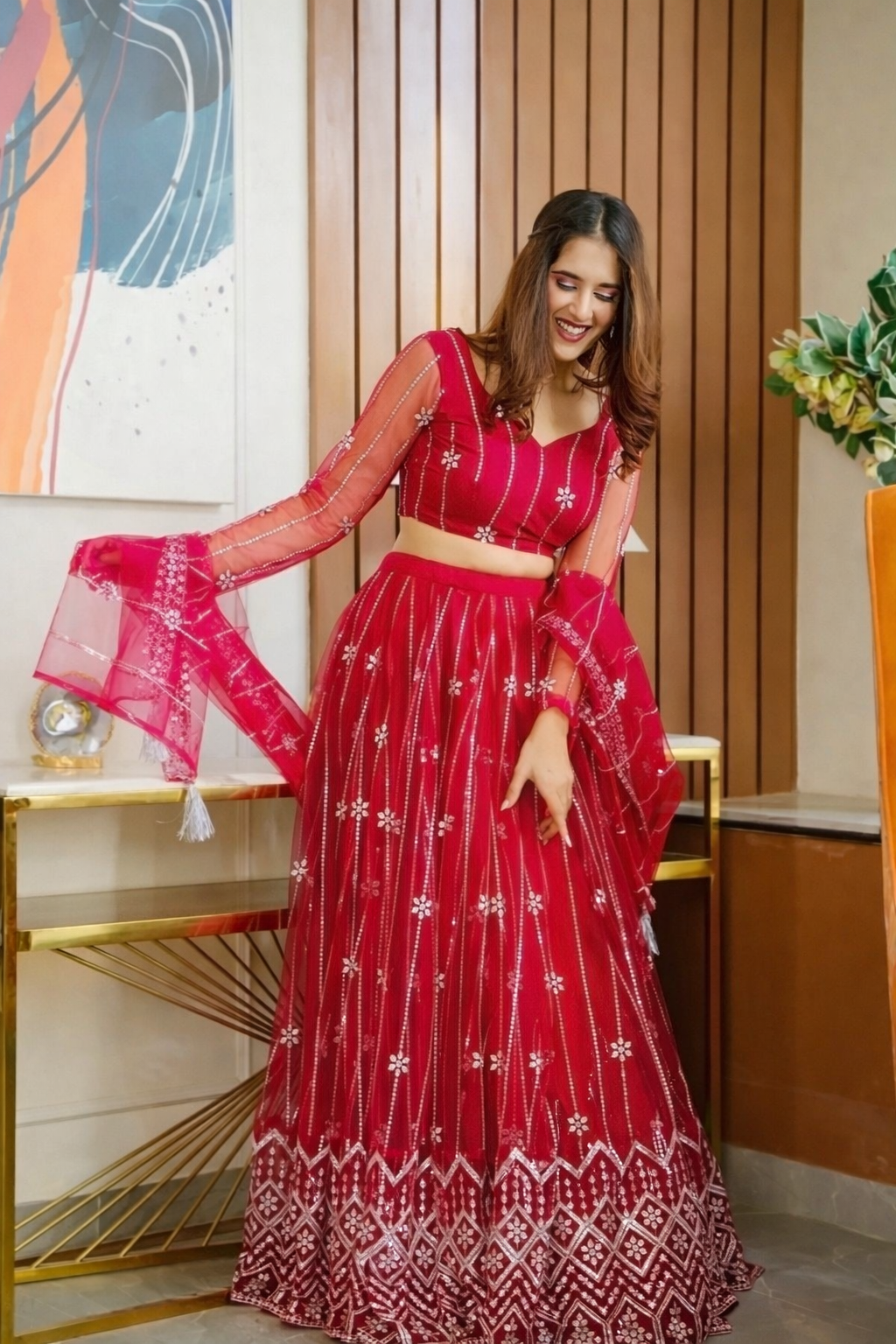 Fancy lehenga set for womens