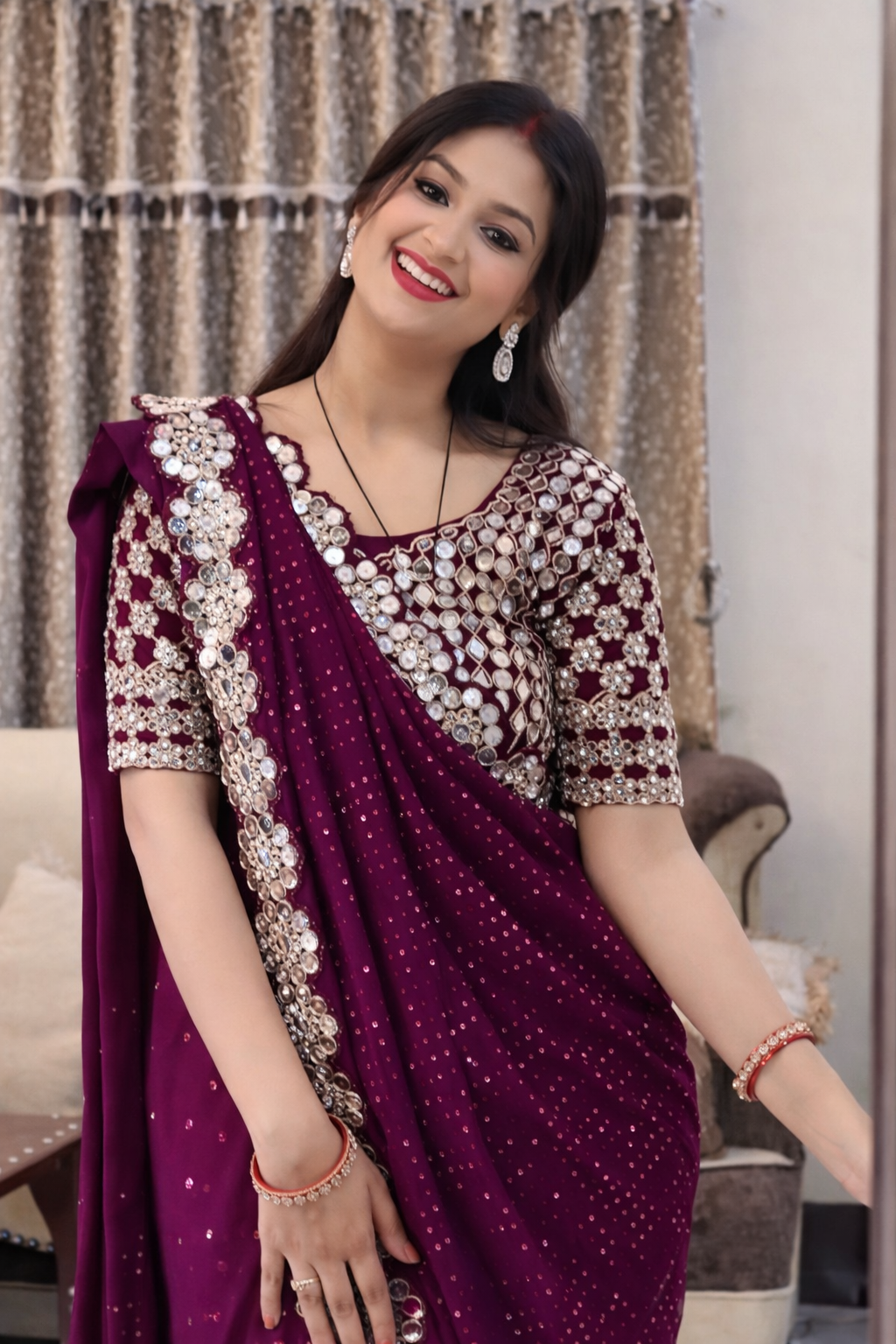 Women royal sharee - Image 3