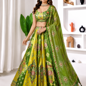 Navratri Special Green Chaniya Choli