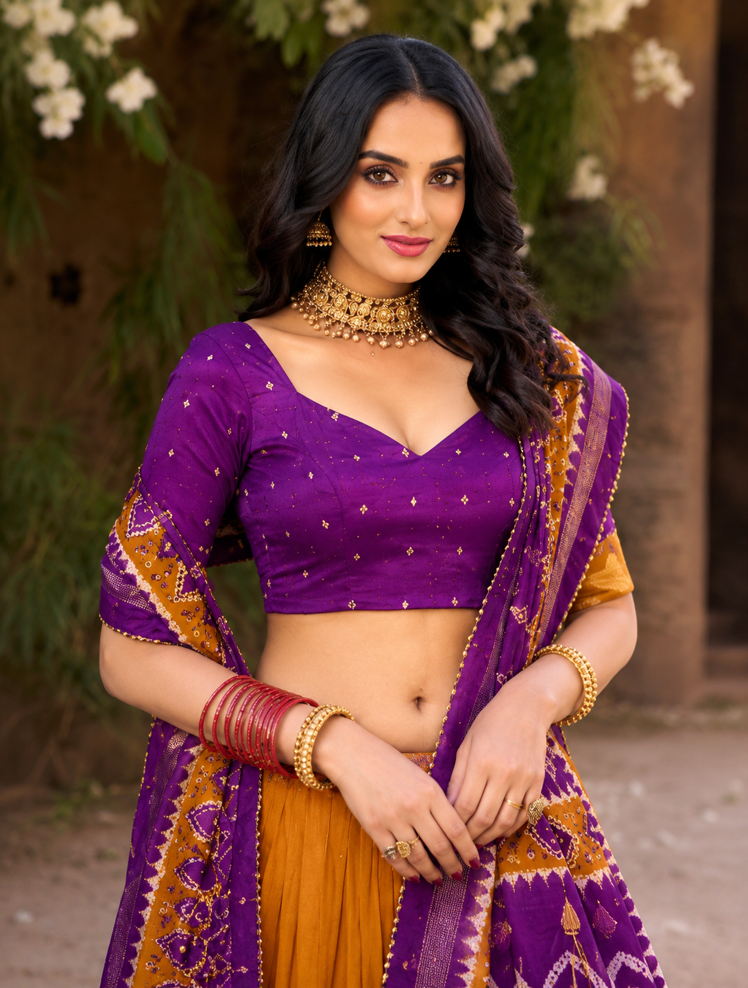 Luxury Ethnic Wear Lehenga with Dupatta - Image 2