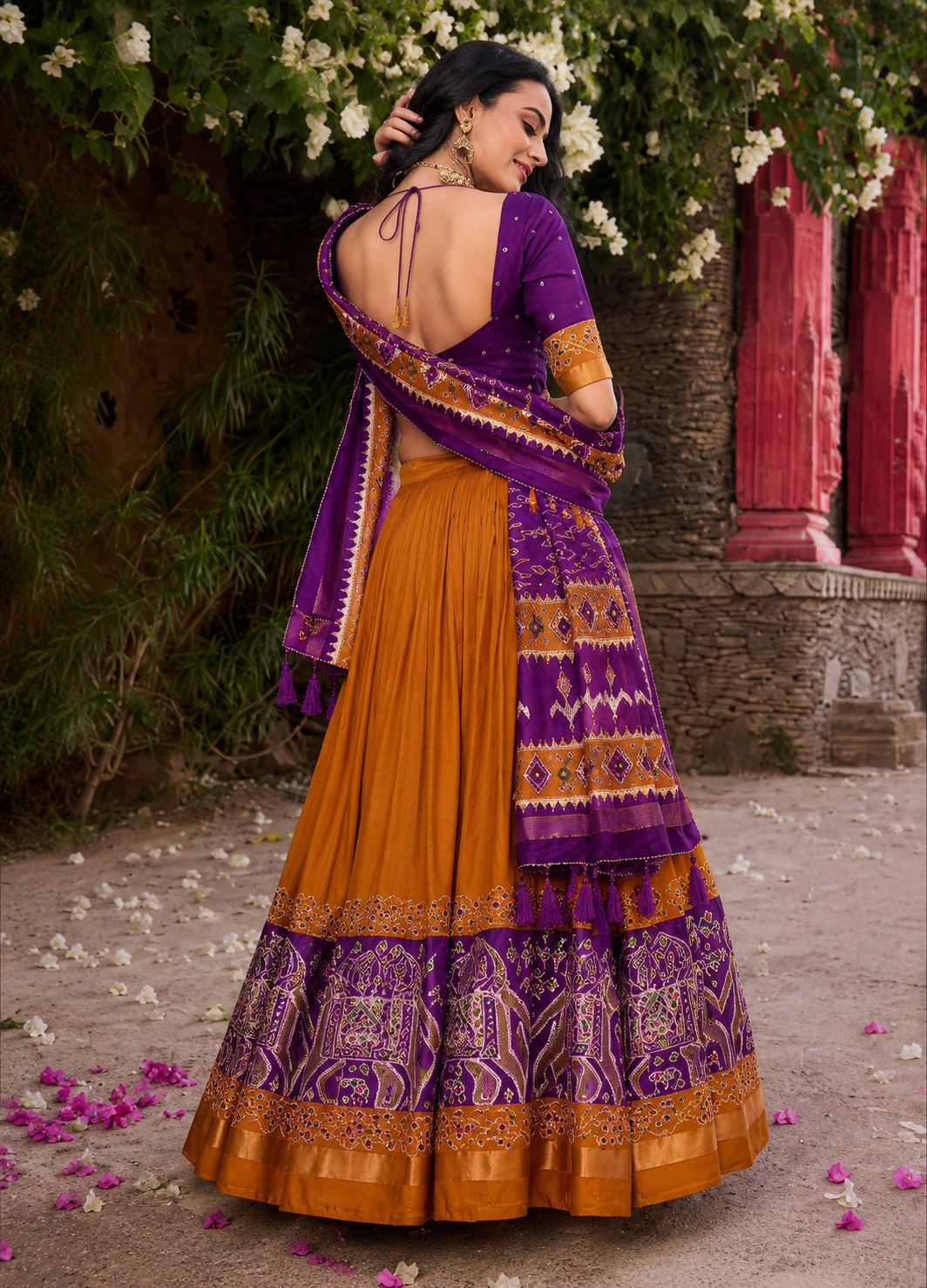 Luxury Ethnic Wear Lehenga with Dupatta - Image 3