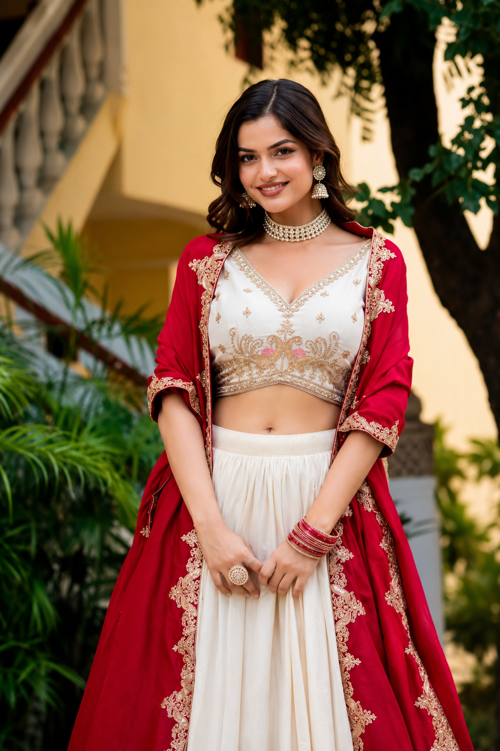 Women’s Premium Festive Embroidered Lehenga Choli with Dupatta - Image 4