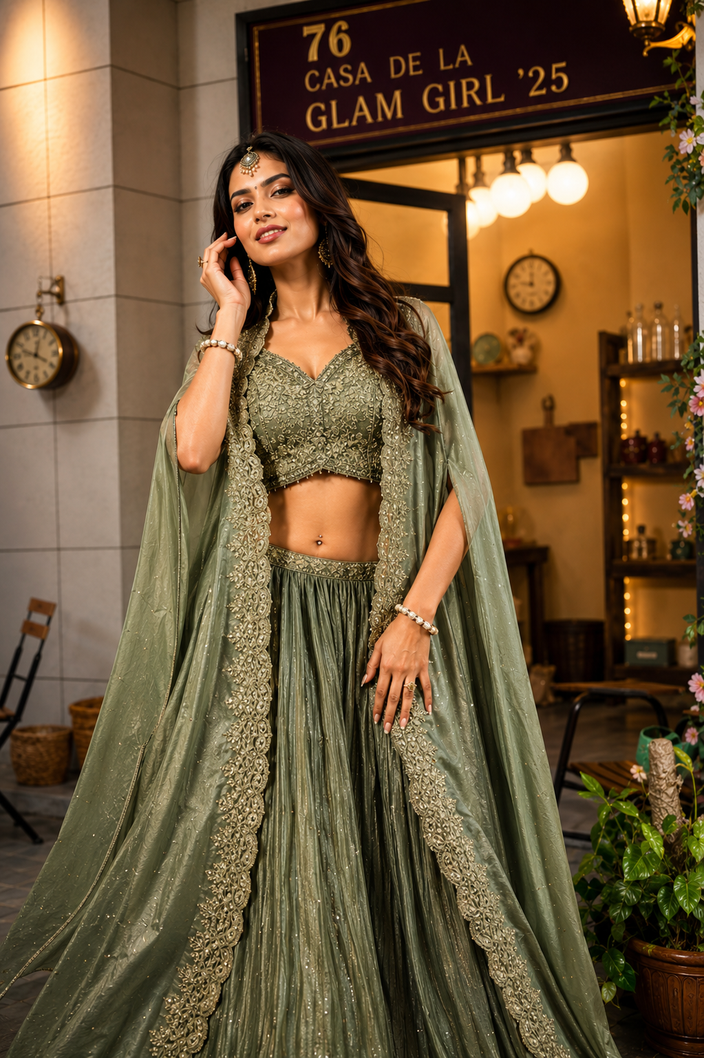 Pista Green Designer Lehenga Choli for Women – Wedding & Party Wear - Image 2