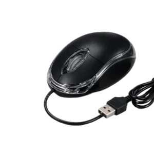 USB Wired Optical Mouse – Ergonomic 3-Button Computer Mouse for Laptop & Desktop