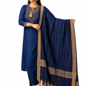 Premium Cotton Kurti Pant Dupatta Set Festive Wear Collection for Girls & women