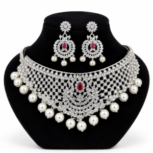 Fancy artificial necklace set