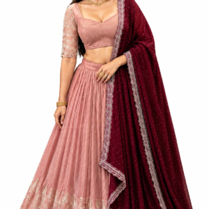 Women's Premium Chinon Silk Wedding & Festive Lehenga Choli