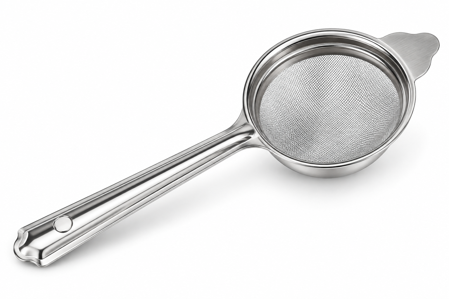 Stainless Steel Sauce Pan with Tea Strainer | Multipurpose Kitchen Cooking Pot 2 Stainless Steel Sauce Pan with Tea Strainer | Multipurpose Kitchen Cooking Pot - Image 2