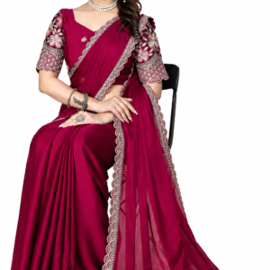 Women's chiffon saree