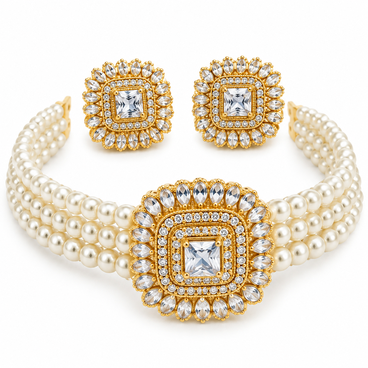 Party wear artificial jewellery set 1 Party wear artificial jewellery set