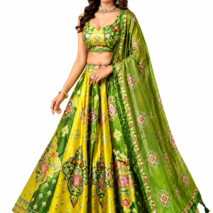 Navratri Special Green Chaniya Choli