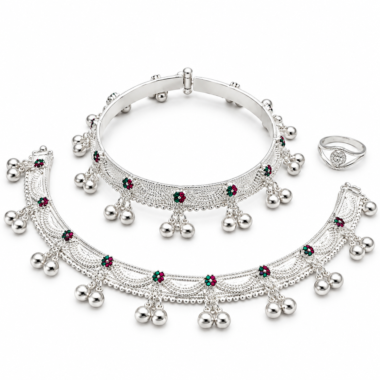 Artificial Silver anklet for women 1 Artificial Silver anklet for women