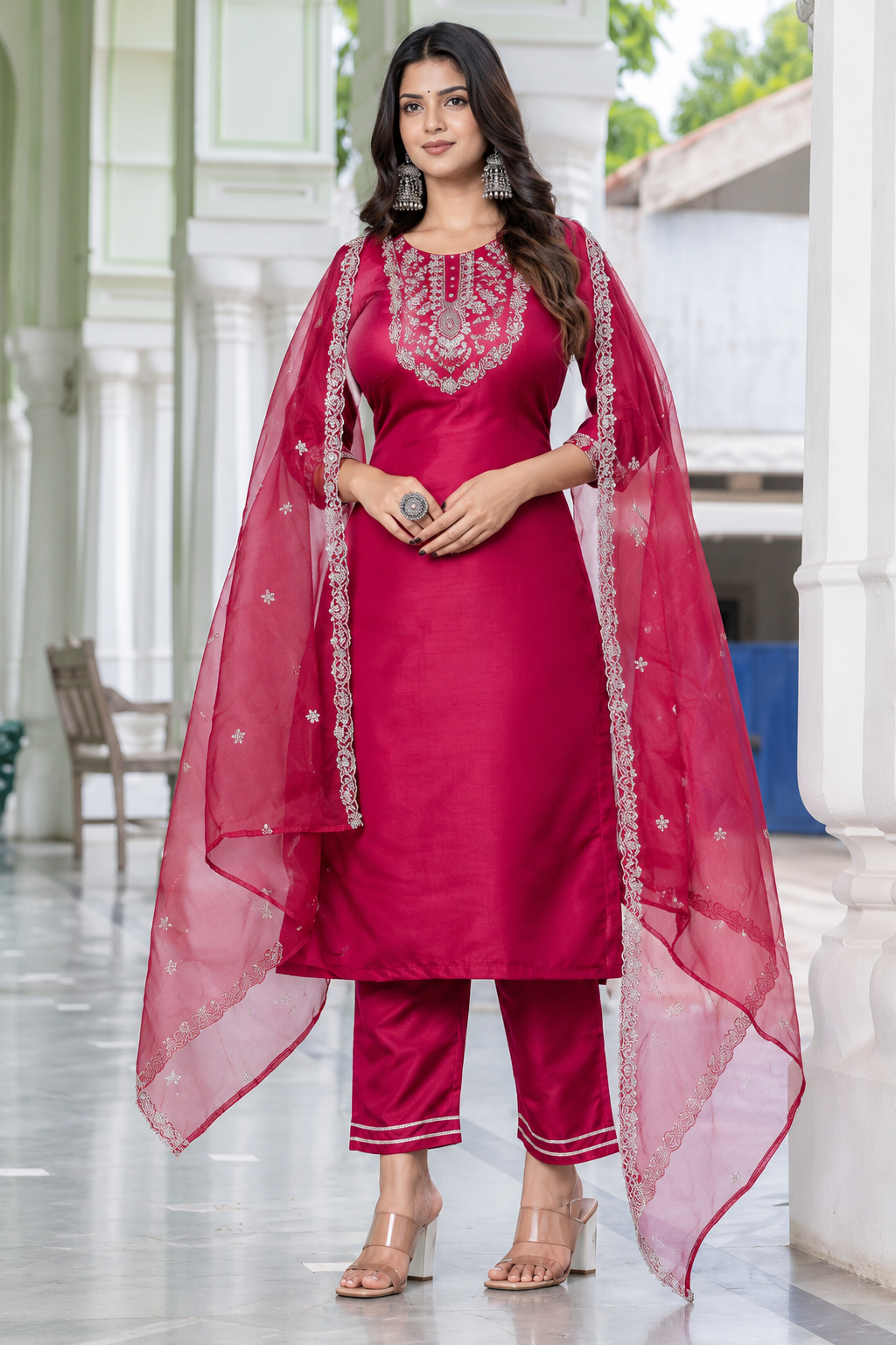 Royal Magenta Elegance | A Perfect Blend of Beauty, Style and Grace 3 Royal Magenta Elegance | A Perfect Blend of Beauty, Style and Grace - Image 3